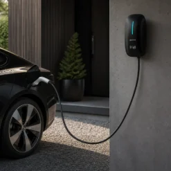 Ladeboks til elbil | inkl. stander | WiFi TUYA | 11KW | Type 2 | 7 meter kabel | RFID og app styring