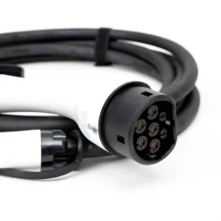 Ladekabel Type 2 til Elbil | 22KW | 5 Meter | Hvid