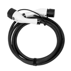 Ladekabel Type 2 til Elbil | 22KW | 5 Meter | Hvid