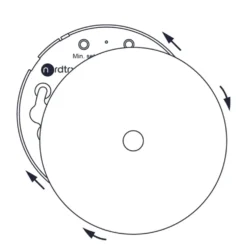 Lampeudtag m. Zigbee Dimmer | 5-200W | Push | Memoryfunktion | Hue Kompatibel