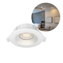 Lavprofil Indbygningsspot | 3CCT | 630lm | 6.5W | Dæmpbar | BRAYTRON SRL | Hvid