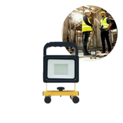 LED Arbejdslampe | Batteri | 4000K | 1600lm | 20W | TIGRA | Sort