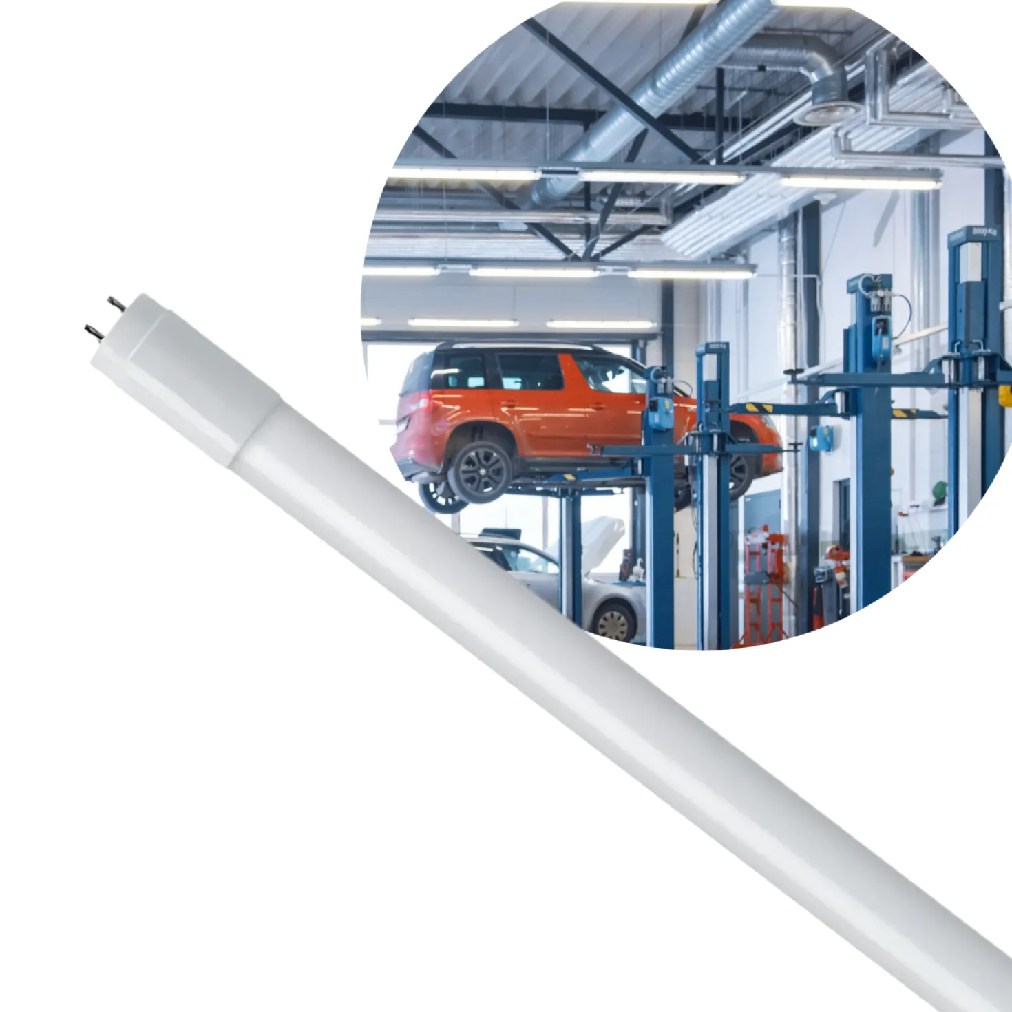 LED Armatur | 120cm | 3000K | 2800lm | 18W | ZEBRA | Single Lysstofrørs armatur