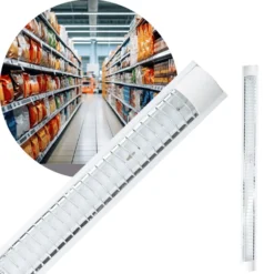 LED Armatur | 120cm | 4000K | 2880lm | 18W | ZEBRA | Single Lysstofrørs armatur