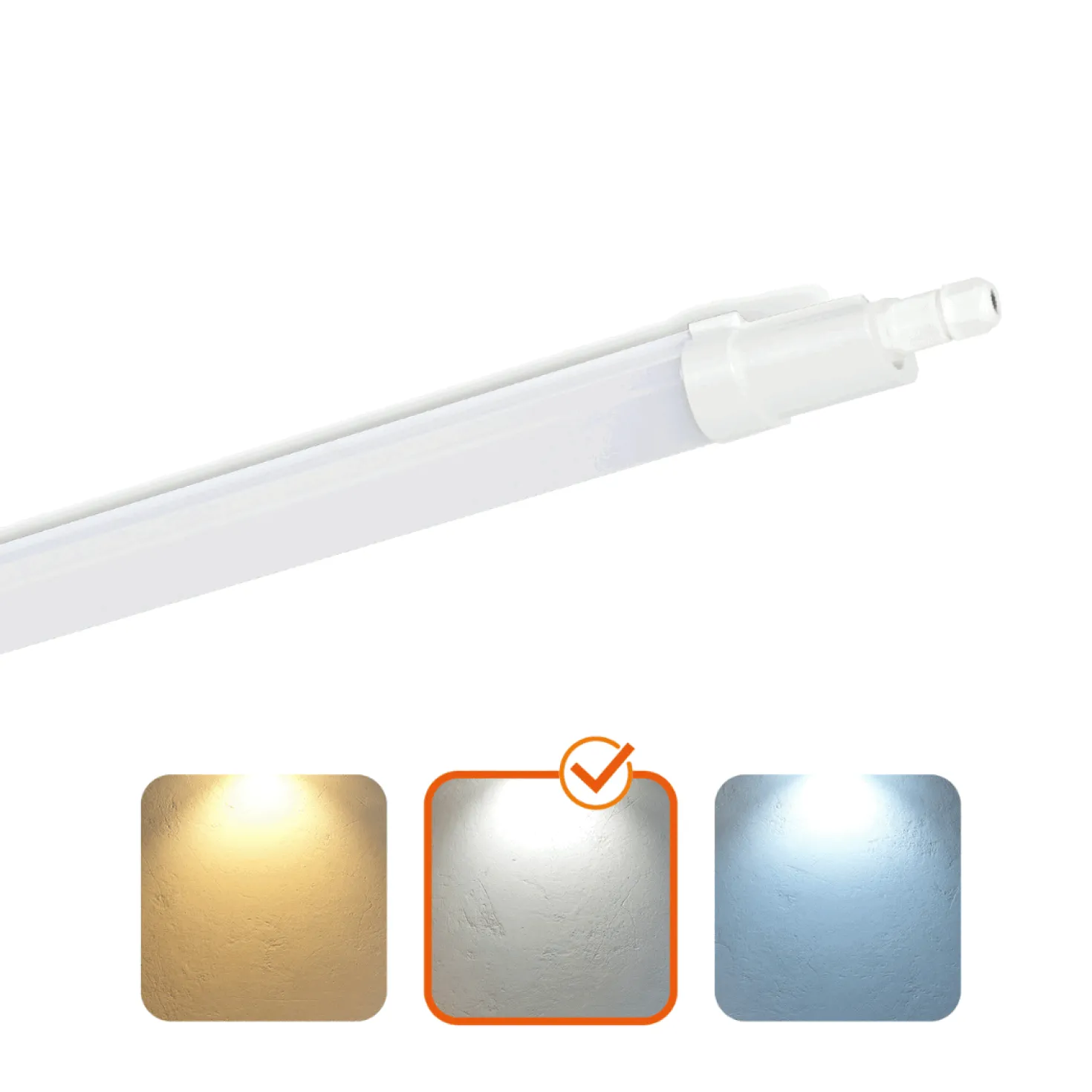 LED Armatur | 10 stk. Pakke | 150cm | 5760lm | 48W | 4000K | IP65