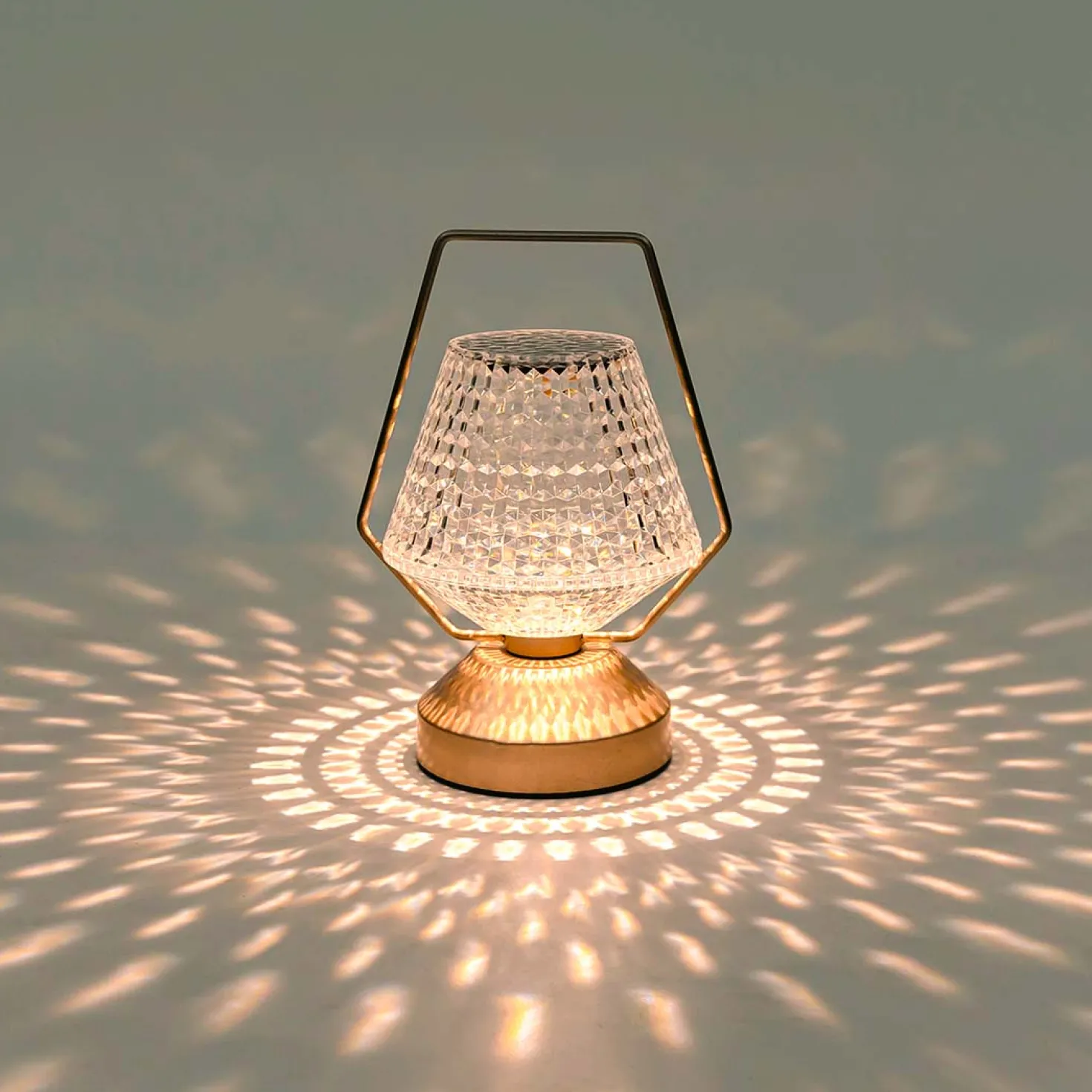 LED Bordlampe | Genopladelig Lampe | Touch funktion | 2700K-6500K