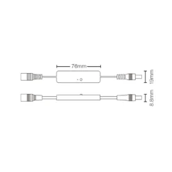 LED Controller | Single Color | 2.4 GHz RF | 12/24V | MLR1