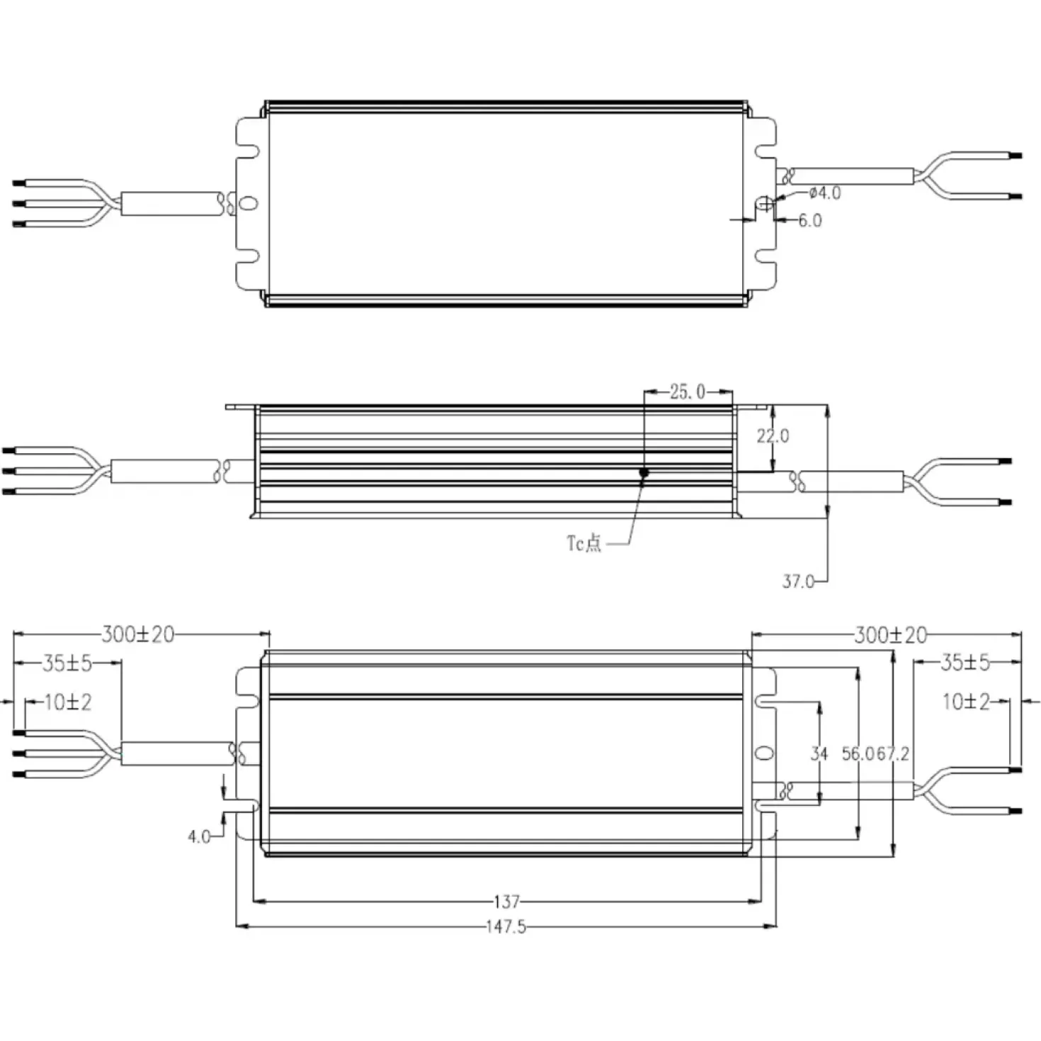 LED Driver 24V / Transformer | 0-100W | 4,2A | IP67