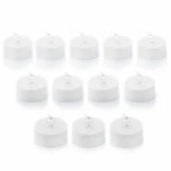 LED fyrfadslys | 12 stk. pakke | Inkl. Batteri | Varm hvid