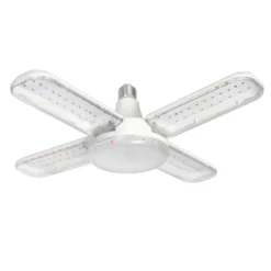 LED Grolys Pære E27 | 2-Pak | 59 PPF | 40W | PLANTY | Hvid