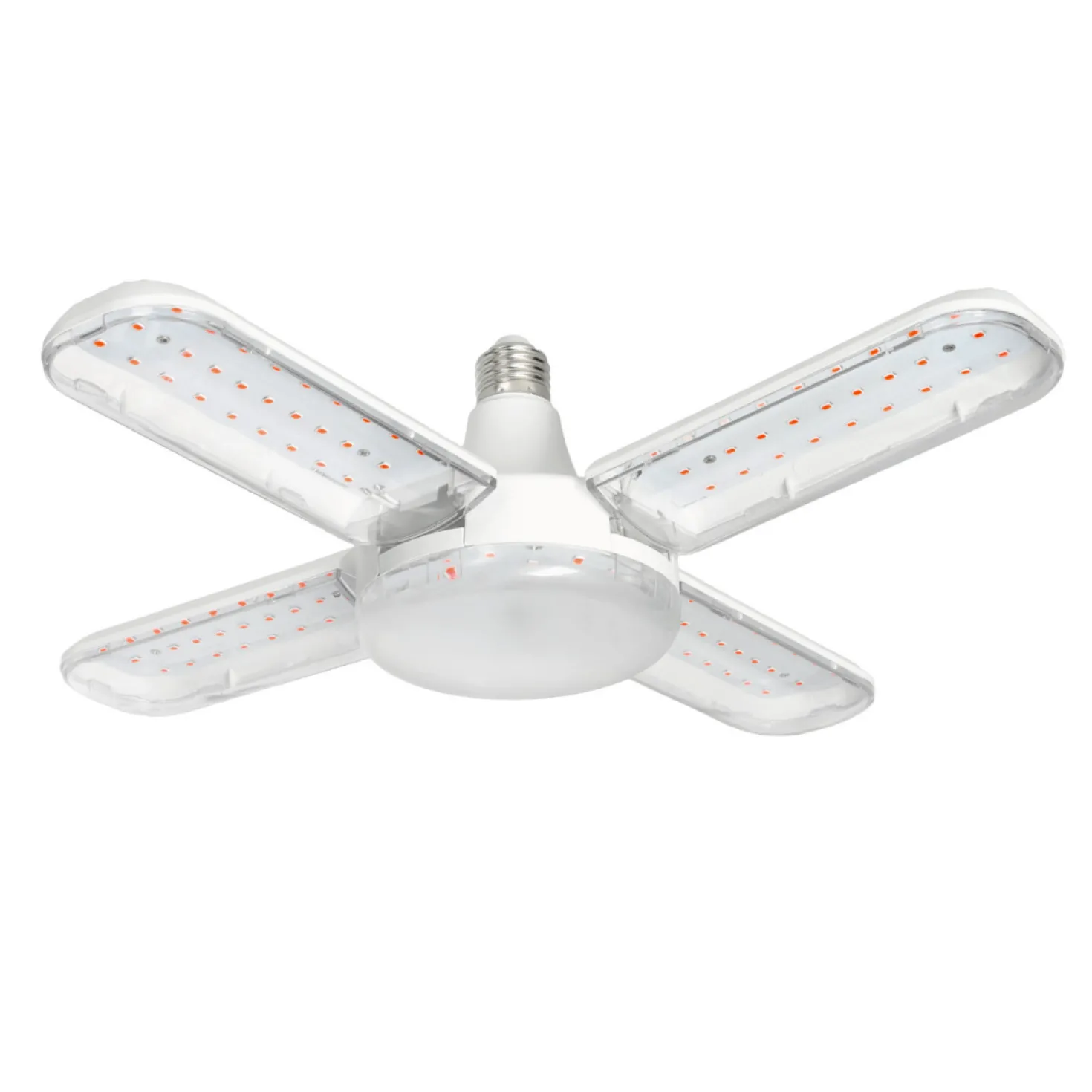 LED Grolys Pære E27 | 2-Pak | 59 PPF | 40W | PLANTY | Hvid