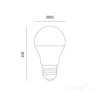 LED Grolys Pære E27 | 14,4 PPF | 11W | PLANTY