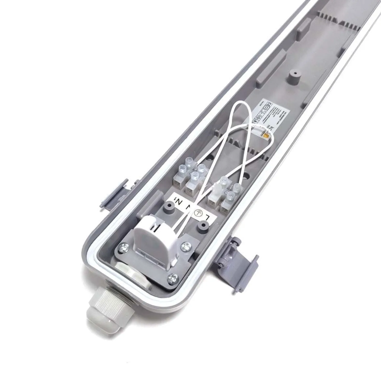 LED Industriarmatur | 150cm | IP65 | 4000K | 3520lm | 22W | Single LED armatur