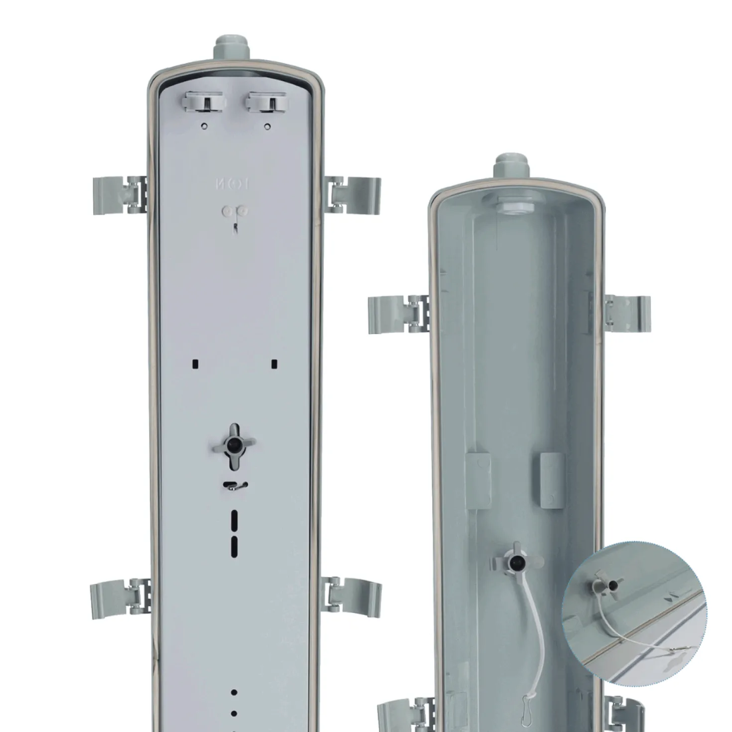 LED Industriarmatur | 120cm | IP65 | 4000K | 5760lm | 2x18W | Dobbelt Lysstofrørs armatur