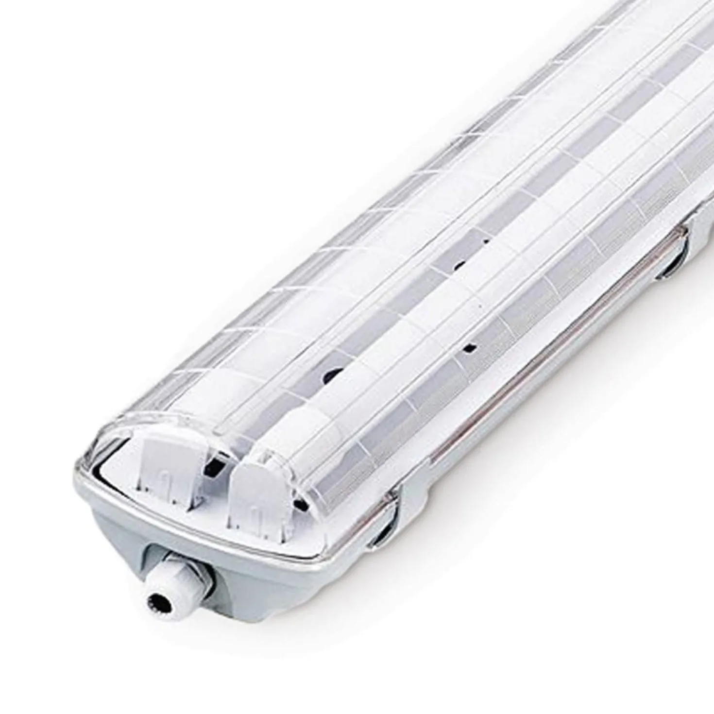 LED Industriarmatur | 120cm | IP65 | 4000K | 5760lm | 2x18W | Dobbelt Lysstofrørs armatur
