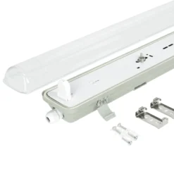 LED Industriarmatur | 120cm | IP65 | 4000K | 2880lm | 18W | Single LED armatur