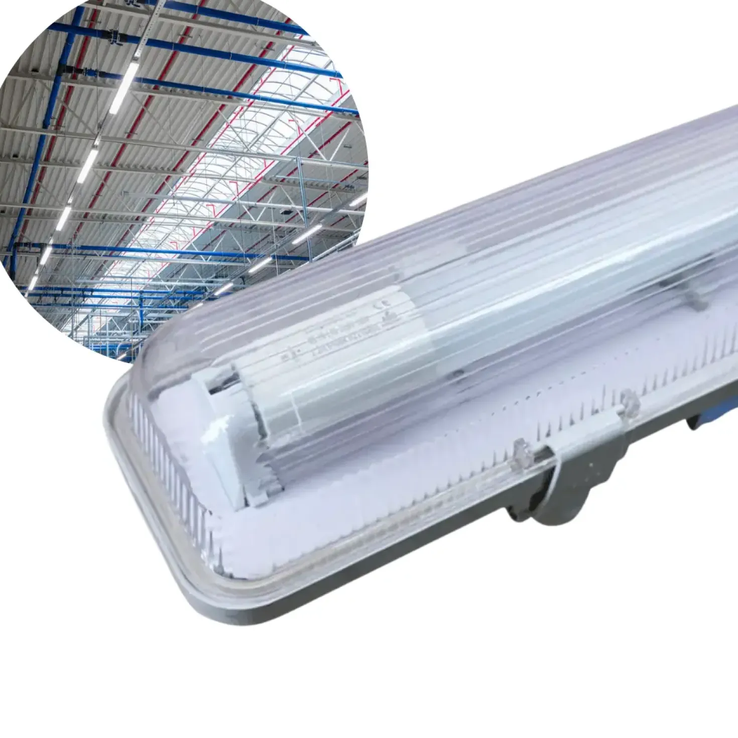 LED Industriarmatur | 120cm | IP65 | 4000K | 2880lm | 18W | Single LED armatur