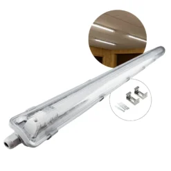 LED Industriarmatur | 120cm | 4000K | 2160lm | 1x18W | IP65 | Inkl. LED Rør