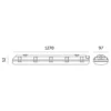 LED Industriarmatur 120cm 2x18W IP65 T8 – Dobbelt Lysstofrørs armatur – 4000K