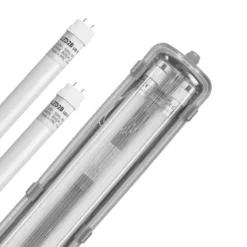 LED Industriarmatur 120cm 2x18W IP65 T8 – Dobbelt Lysstofrørs armatur – 4000K