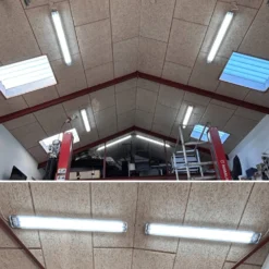 LED Industriarmatur 120cm | 2x18W | 6500K | T8 | Dobbelt Lysstofrørs armatur