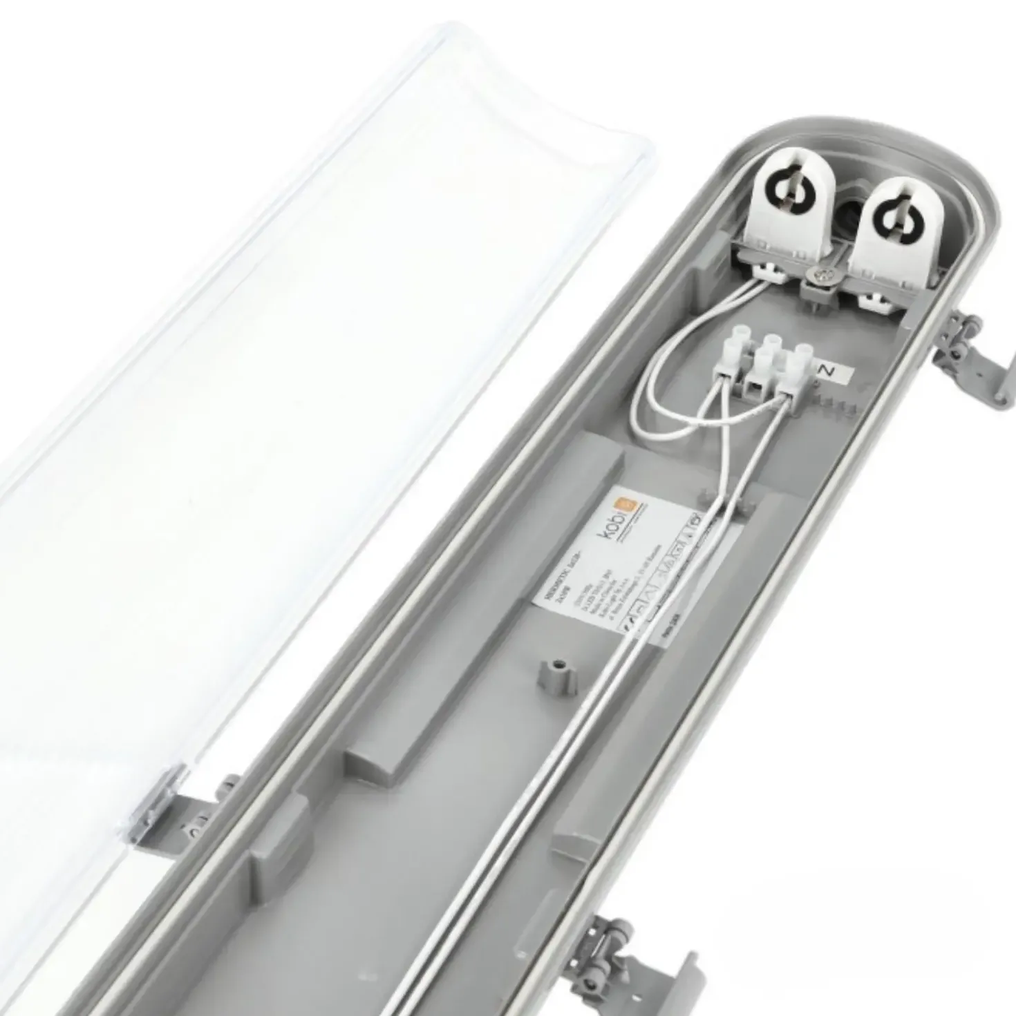 LED Industriarmatur 120cm | 2x18W | 5000K | T8 | Dobbelt Lysstofrørs armatur
