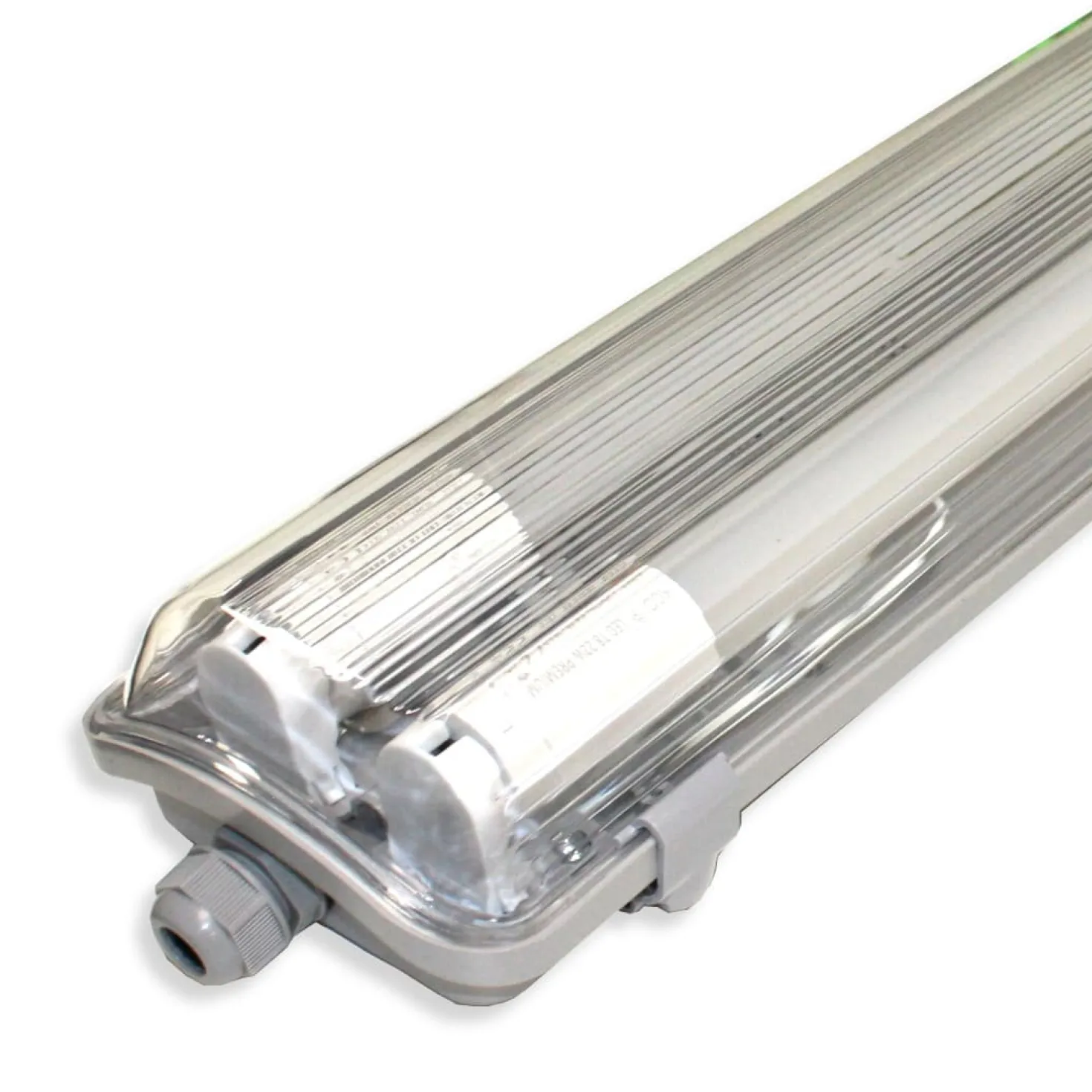LED Industriarmatur | 6-Pak | 150cm | 2x22W | 4000K | IP65 – Dobbelt Lysstofrørs armatur