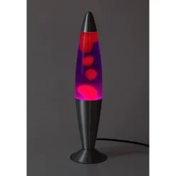 LED Lavalampe | Gul/Lilla | 40cm | Klassisk Design | LOLLIPOP3