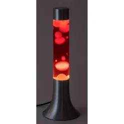 LED Lavalampe | Gul/Rød | 37.5cm | Moderne Design | POPPILOL