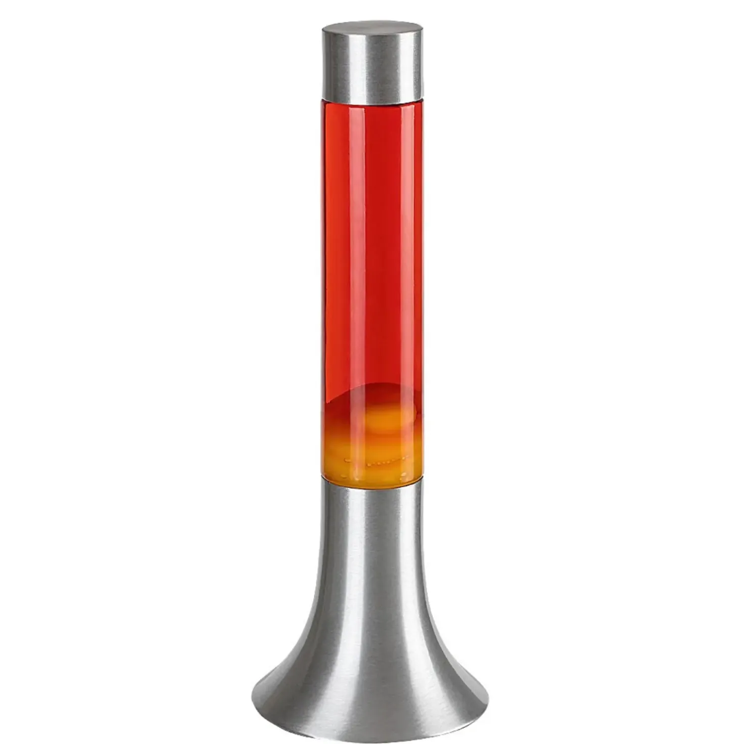 LED Lavalampe | Gul/Rød | 37.5cm | Moderne Design | POPPILOL