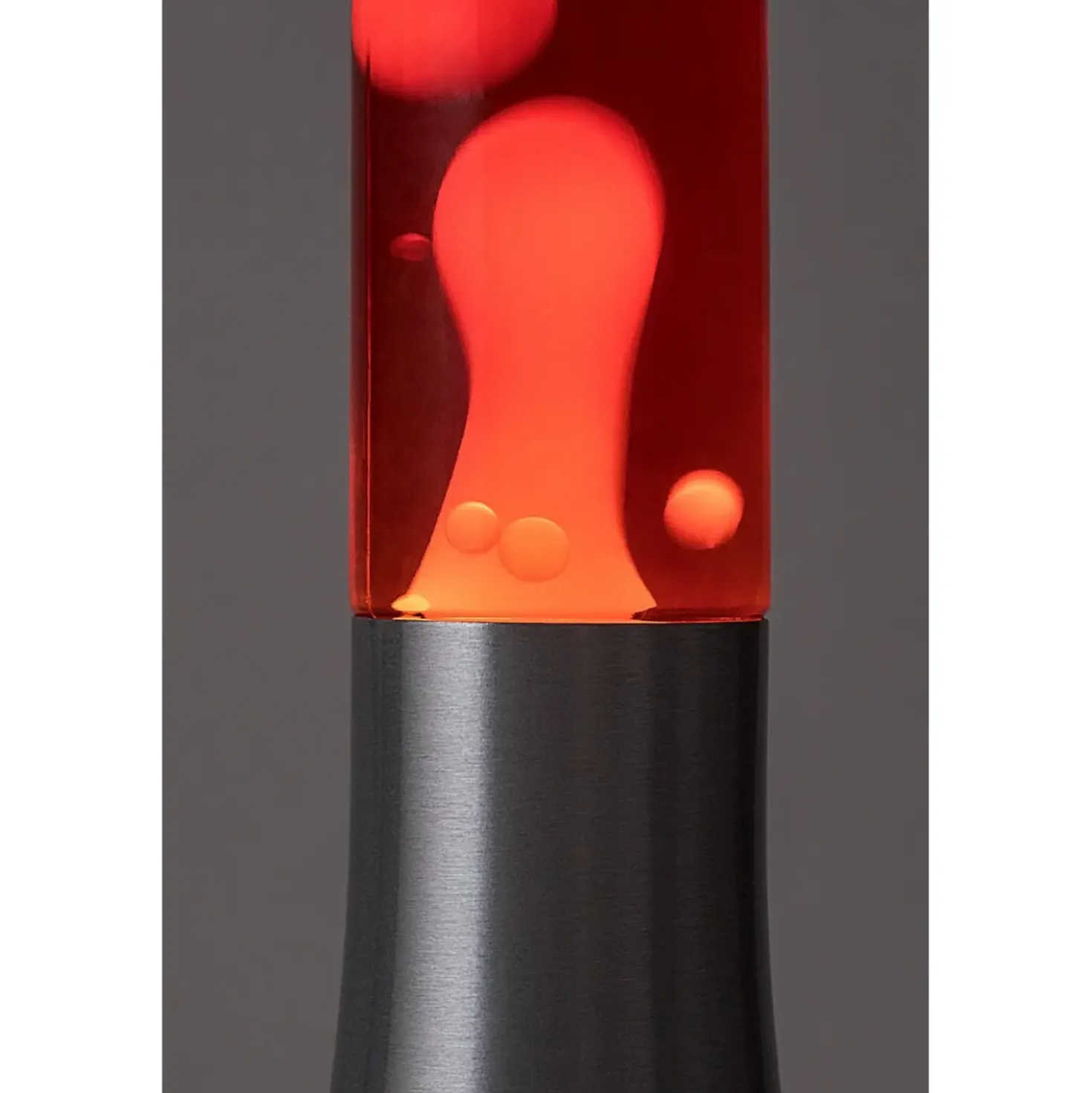 LED Lavalampe | Gul/Rød | 37.5cm | Moderne Design | POPPILOL