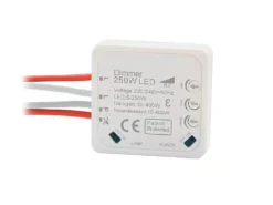 LED lysdæmper | 2-Pak | 15-250V | Max 400W | Box Dimmer Switch