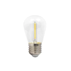 LED lyskæde med pærer | 10m | inkl. 20 stk. Filament Plast Pære | 2700K