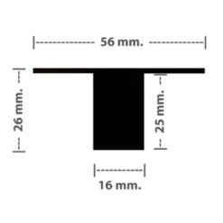 LED Lysskinne til Troldtekt | 24V | 60 cm | Planforsænket | CCT