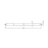 LED Lysstofrør | 549mm | T5 | 4000K | 1050lm | 7W | OSRAM
