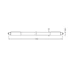 LED Lysstofrør | 1149mm | T5 | 3000K | 3600lm | 26W | OSRAM