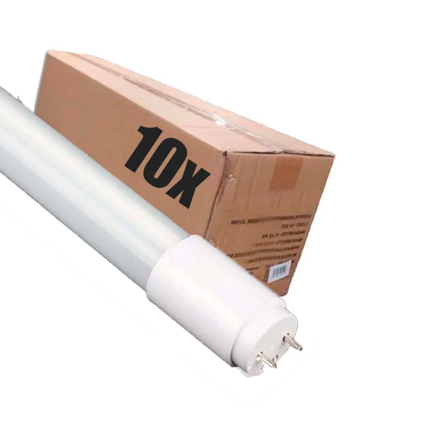 LED Lysstofrør | 10-pak | 120cm | T8 | 6500K | 2880lm | 18W