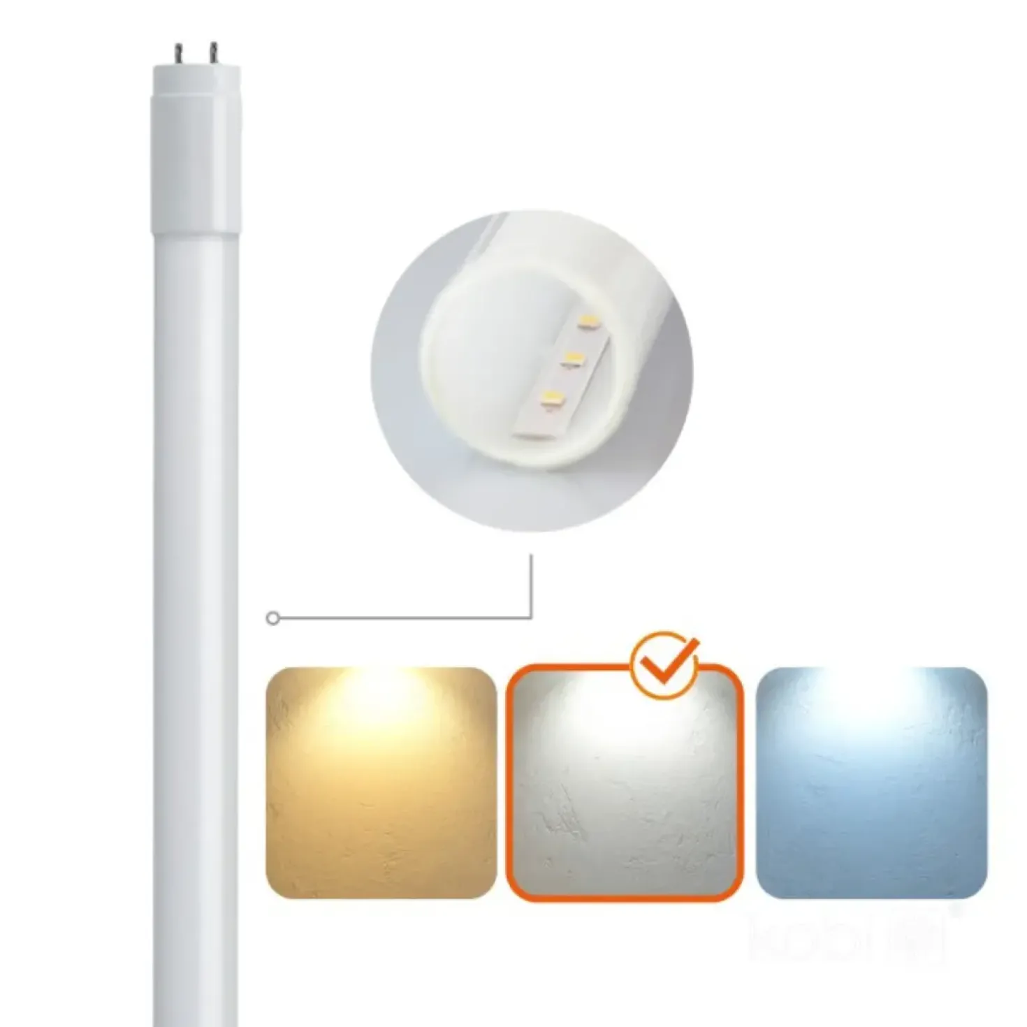 LED Lysstofrør | 10-Pak | 150cm | T8 | 6500K | 3520lm | 22W | Premium
