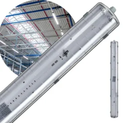 LED Lysstofrørs Armatur 120cm Dobbelt LED Rør | IP65 T8