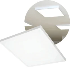 LED Panel 60x60 | 4000K | 4320lm | 36W | BRISBANE | Indbygget Ramme | Hvid