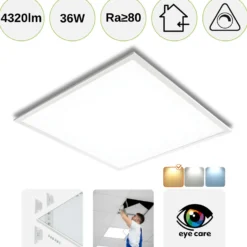 LED Panel 60x60 | 3000K | 4320lm | 36W | NELIO G2 | Zigbee | Hvid