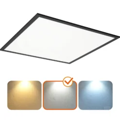LED Panel 60x60 | 4000K | 4000lm | 40W | NIRA | Sort