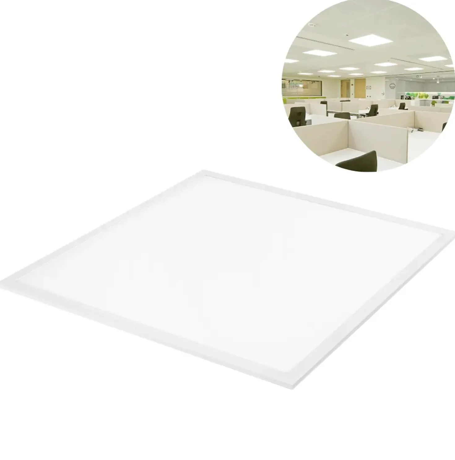 LED Panel 60x60 | 4000K | 4500lm | 25W | SHINE | UGR19 | Hvid