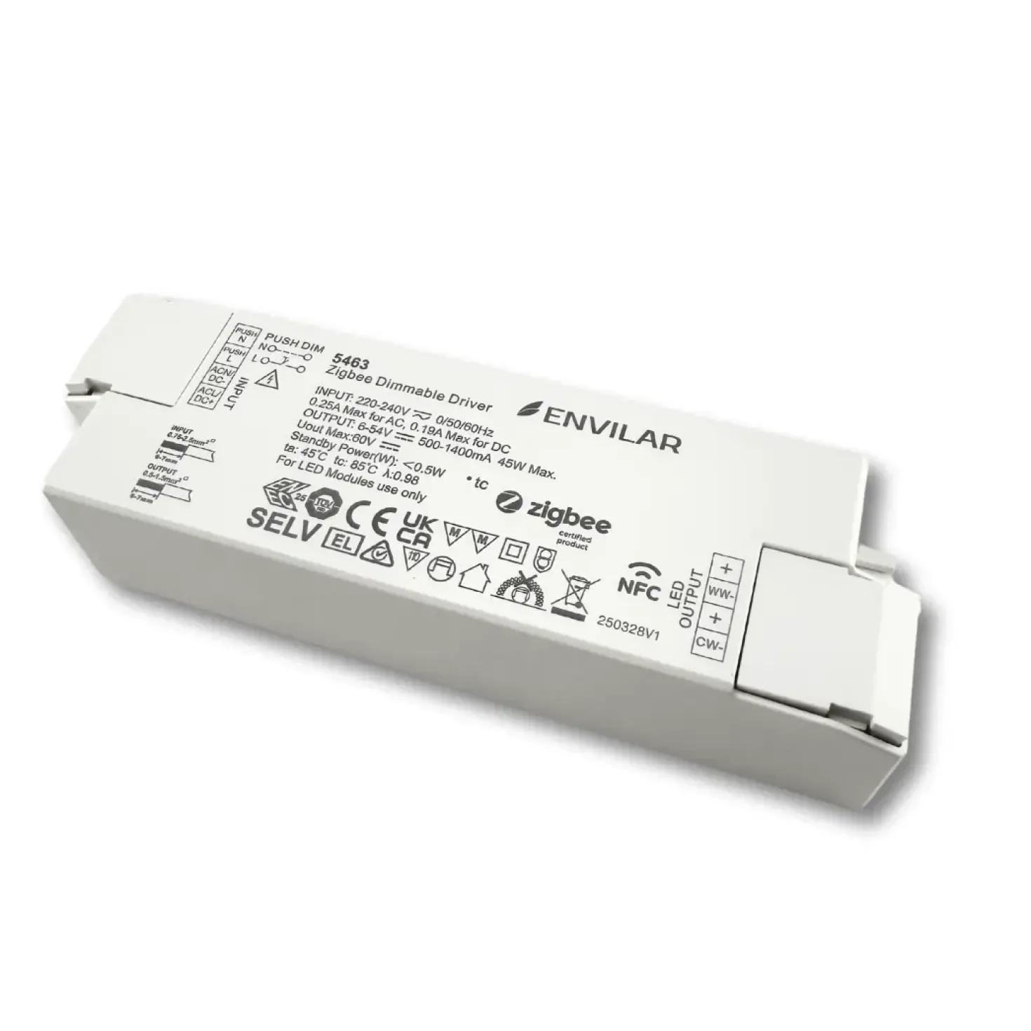 LED Panel 60x60 | 5-Pak | CCT | 3200lm | 32W | SMART | Zigbee | Hvid