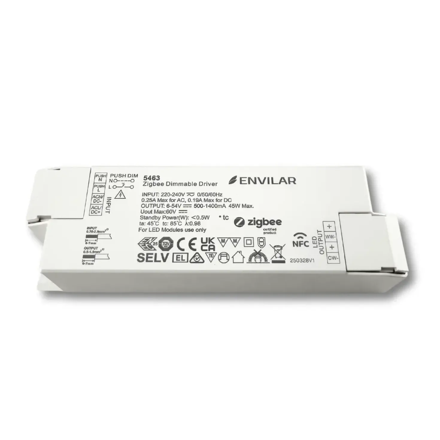 LED Panel 60x60 | 5-Pak | CCT | 3200lm | 32W | SMART | Zigbee | Inkl. Troldtektramme