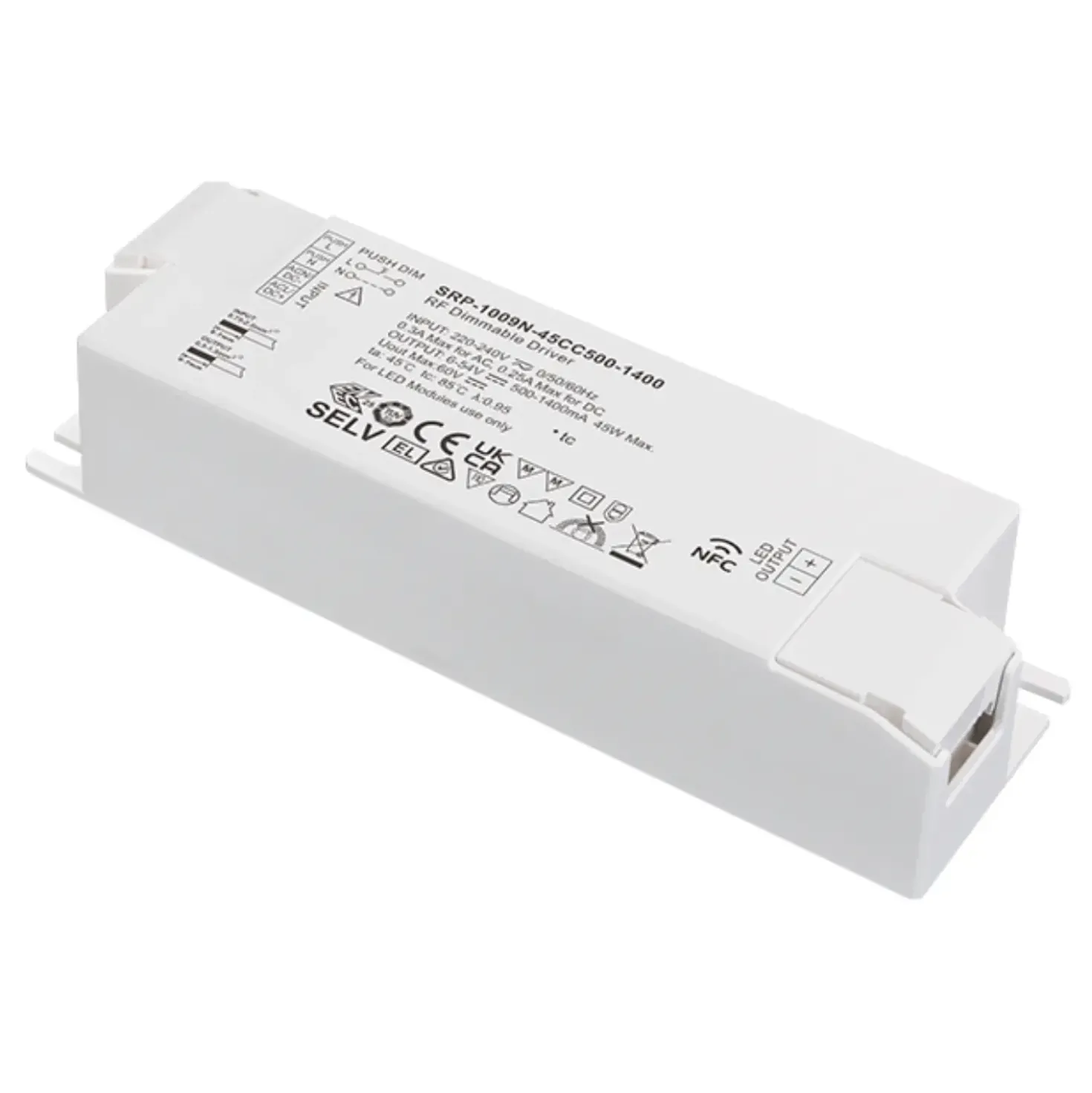 LED Panel 60x60 | 5-Pak | Dæmpbar | 3000K | 4000lm | 40W | Inkl. Remote | NIRA