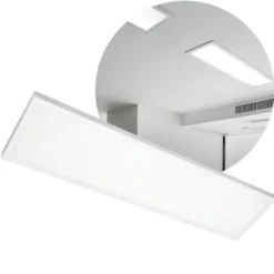 LED Panel 30x120 | 6-Pak | 4000K | 4320lm | 36W | BRISBANE | Indbygget Ramme | Hvid
