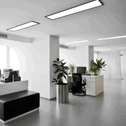 LED Panel 30x120 | 6-Pak | 4000K | 3960lm | 36W | BRISBANE | Indbygget Ramme | Sort