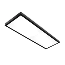 LED Panel 30x120 | 6-Pak | 4000K | 3960lm | 36W | BRISBANE | Indbygget Ramme | Sort