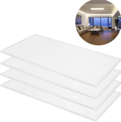 LED Panel 60x120 | 4-Pak | 4000K | 8640lm | 46W | GLOW | UGR19 | Hvid